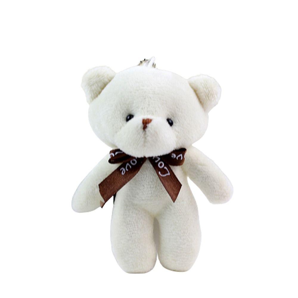 Подвеска игрушка медведь маленький подарок медведь плюшевый брелок медведь плюшевая игрушка мягкая игрушка сиамский медведь кукла