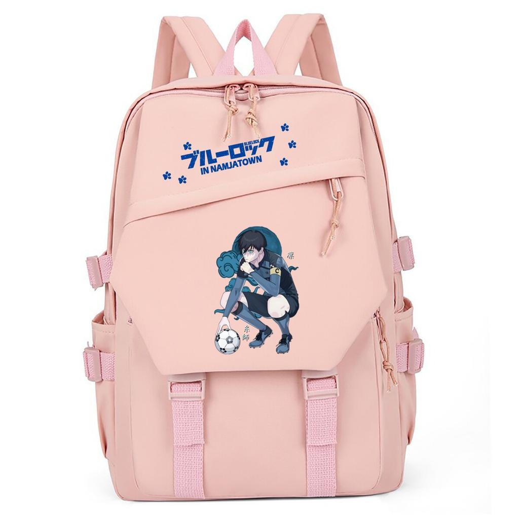Animation Peripheral Style School Bag Campus Male And Female Students Casual Versatile Composite Cloth Backpack