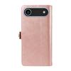 For iPhone 17 Air Case YIKATU YK-008 Zipper Wallet Leather Phone Cover with Shoulder Strap