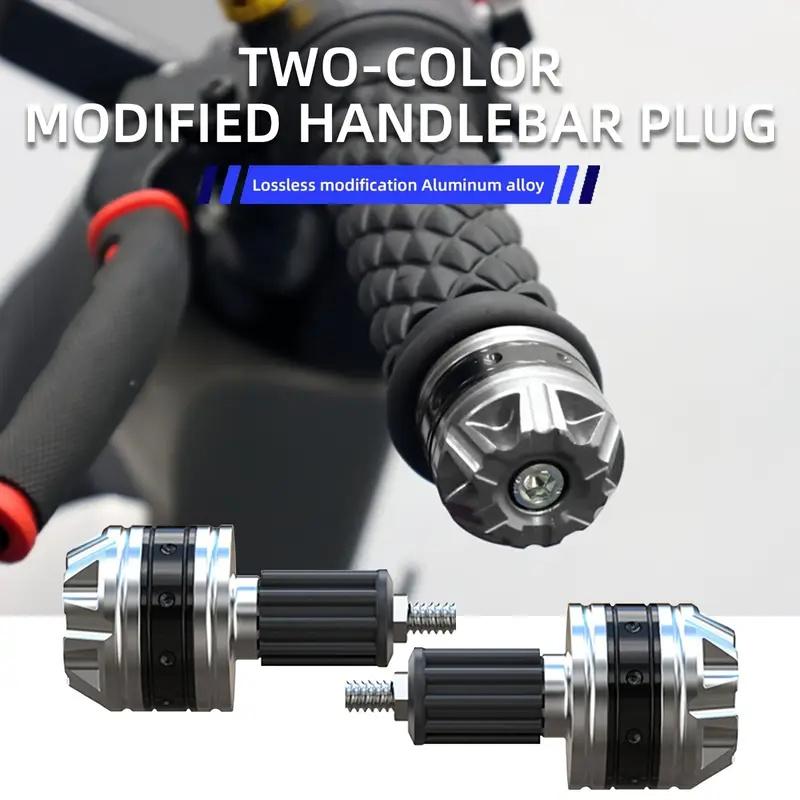 2PCS Motorcycle Handle Bar Ends Grips Motorcycle Handle Bar Ends Plug Grips Motor Bike Grips Accessories