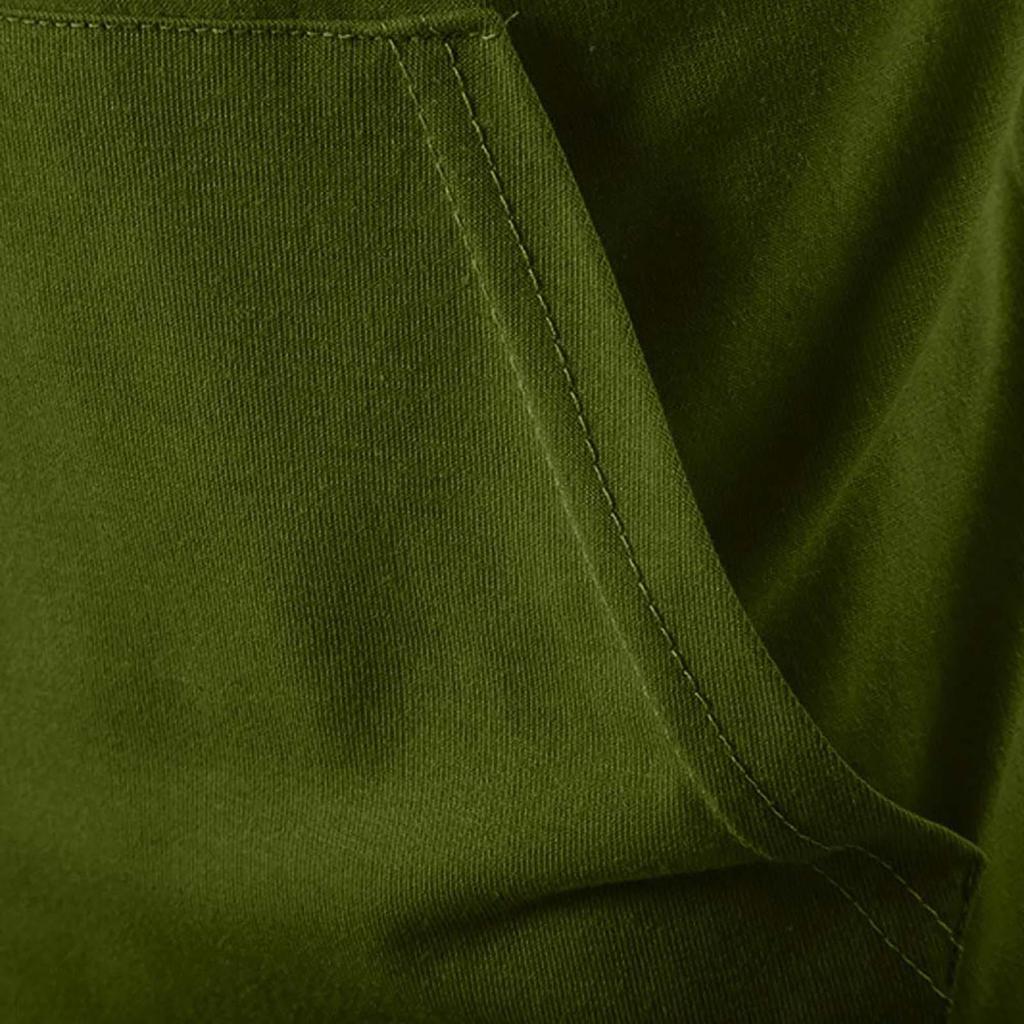 Мужская повседневная однотонная футболка с капюшоном - лето 2021 г.