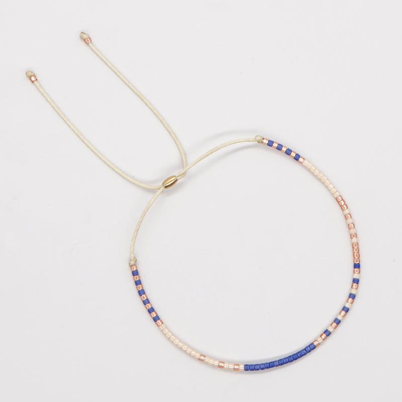 Colorful Boho Handmade Beaded Bracelets Seed Bead Stackable Strand Friendship Bracelet Summer Beach Vacation Jewelry Gift