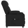 Electric Recliner Chair Black Faux Leather