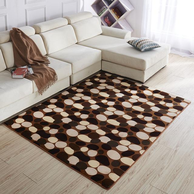 Коралловый бархатный моющийся коврик Carept для гостиной, нескользящий мягкий коврик для дивана, подушка, детские игровые коврики, коврик для ползания для домашнего декора