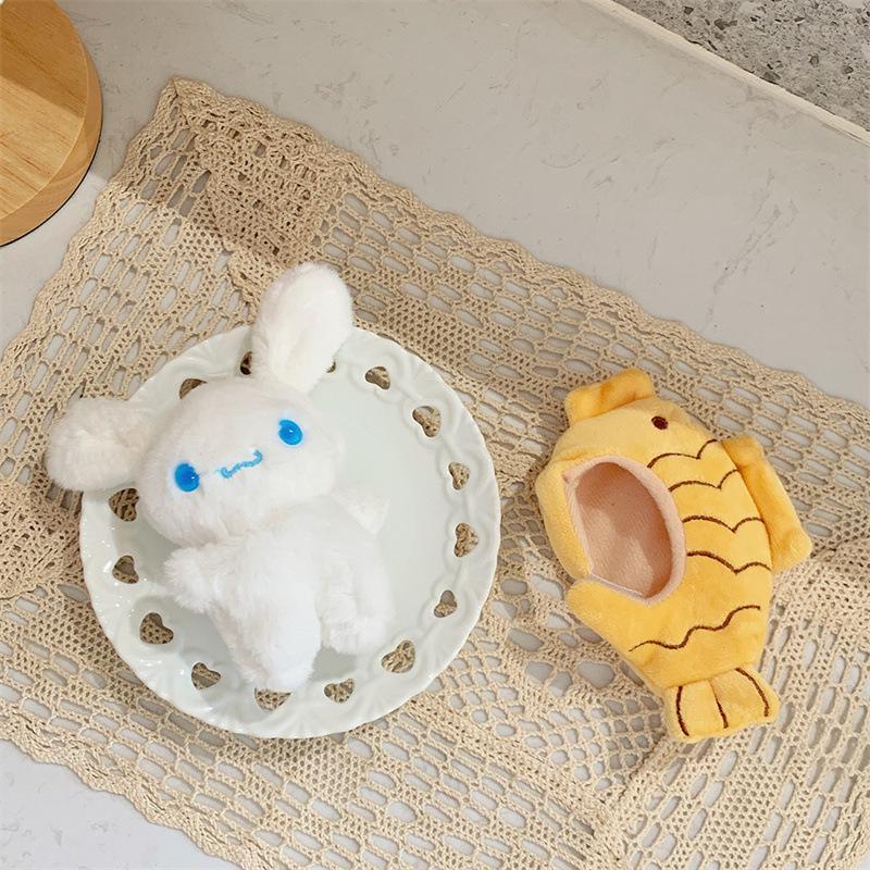 Креативная плюшевая кукла-брелок Taiyaki Puppy - очаровательный мультяшный кулон для детей и студентов