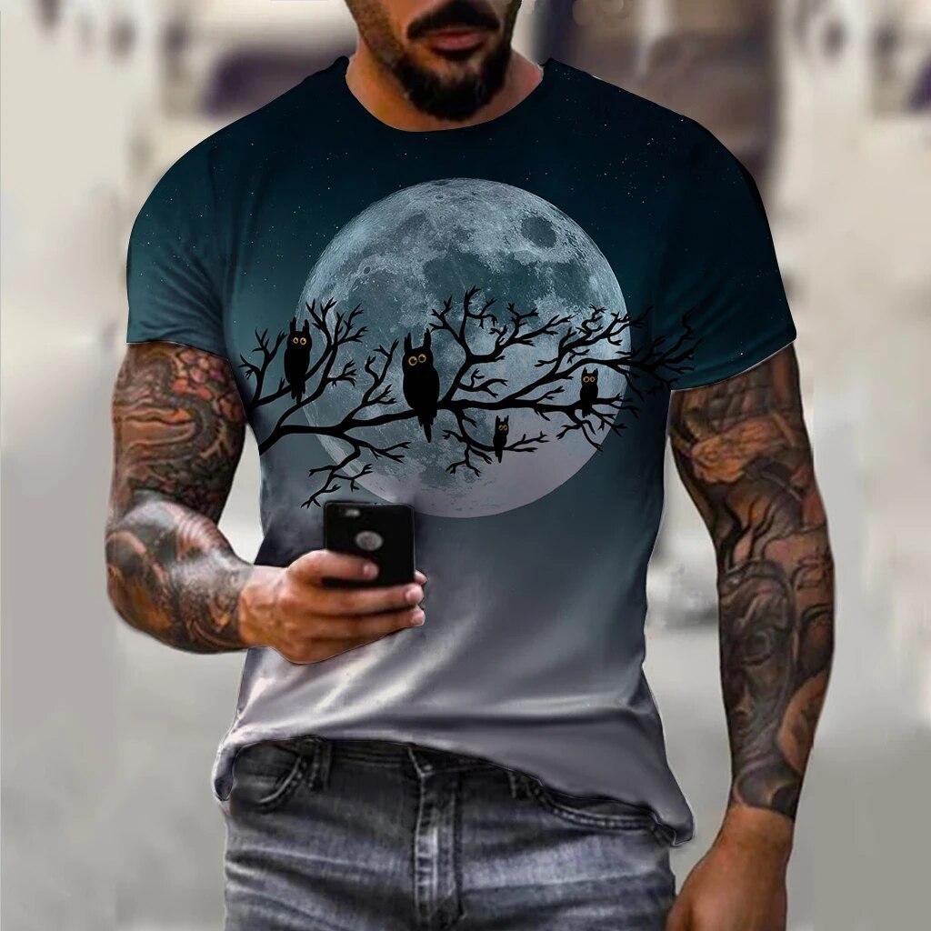 Европа и Америка, модные оригинальные футболки с рисунком тыквы на тему Хэллоуина для унисекс с круглым вырезом и принтом, праздничные мужские футболки