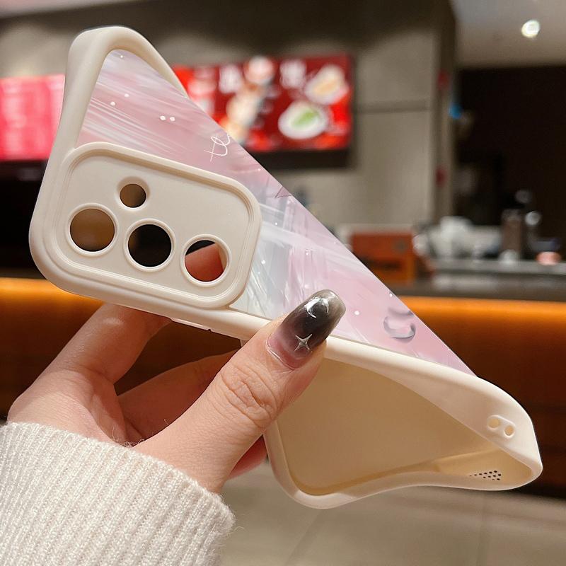 Розовый градиентный чехол с бабочкой для Samsung Galaxy S25 S24 S23 S22 Ultra S24 FE A14 A36 A15 A35 A55 A53 A54 A16 A56 TPU чехол для телефона