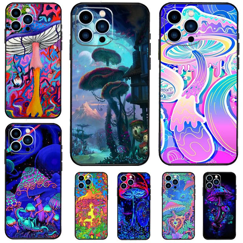 Trippy Mushroom Psychedelic Art For Realme 15 10 11 12 13 14 Pro Plus C65 C71 C75 C55 C63 C61 C53 C67 C35 GT6 GT7 Pro Case