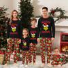 Cartoon Letters Print Family Matching Long Sleeved Parent-child Suit Home Clothes Suit Fall