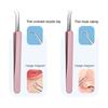 Yousheng 1 Set Blackhead Removal Tool Double-head Sharp Portable Safe Comedones Acne Pimple Blemish Whitehead Extractor Tweezers Makeup Tools