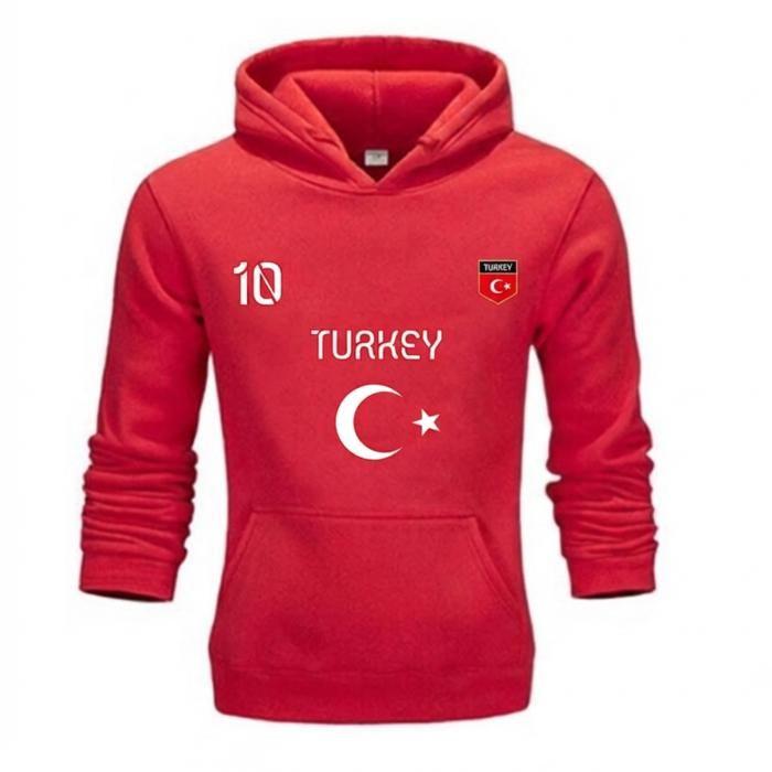 Jogging homme - NPZ - Turquie rouge - Sweat à capuche - Taille élastiquée - Poches latérales