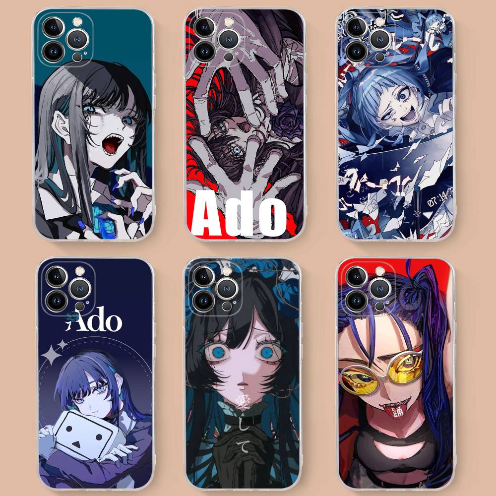 Виртуальная певица Ado Для IPhone 17 16 15 14 13 12 11 Pro Max Plus Mini Чехол Для Прозрачного Чехла