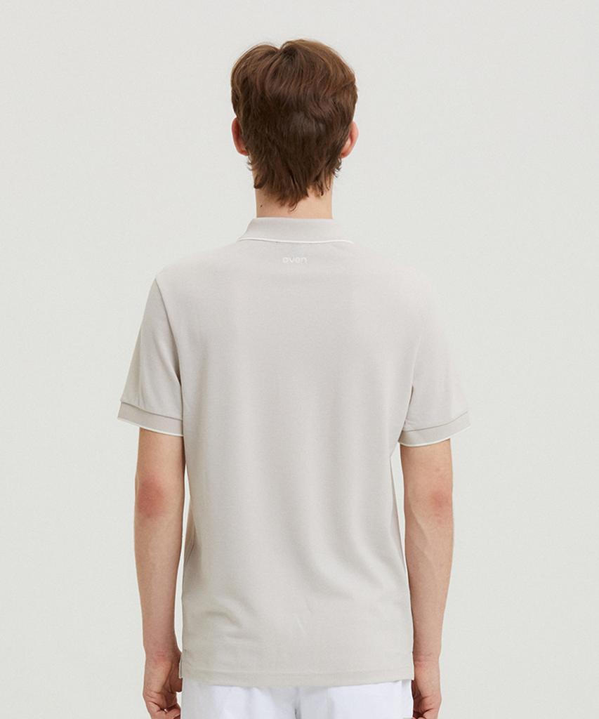 AVEN Paper Light Polo Shirt Beige