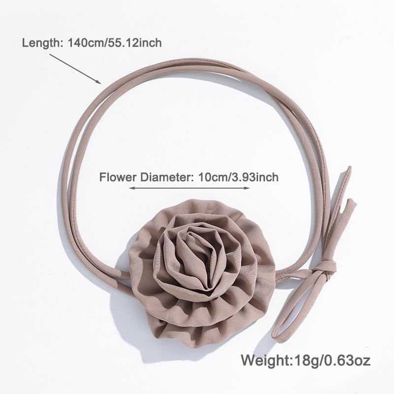 Новое шифоновое ожерелье-чокер в горошек с розами для женщин, аксессуары для вечеринок, длинное элегантное ожерелье с бантами