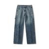 High Street Loose Textured Work Pants Men's Fall and Winter Japanese Harren Jeans Pants