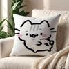 Cute Strawberry Cat cushion cover For Pillow Printing Sofa Decoration Home Car Room Coffee Shop Office Nordic Simplicity