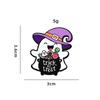 Halloween Ghost Metal Brooches Lapel Pins Candy Wizard Cat Hat Pumpkin Ghost Magic Cartoon Badge Horror Jewelry Friends Gift