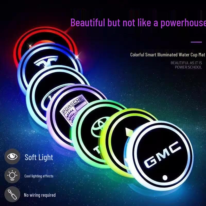 Светодиодная подсветка подстаканников, семь цветовых вариантов для интерьера Honda