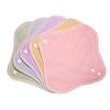 Sweet Cotton Cloth Napkin Vaginal Sheet Organic Liner Set of 5 Made In Japan (Pastel Liner)
