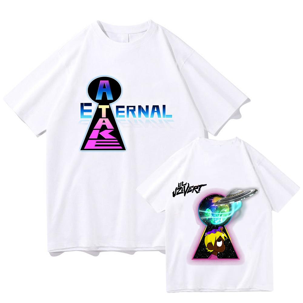 Lil Uzi Vert Etemal Atake T-shirts Summer Men Women Clothing Hip Hop Fashion Tshirt Short Sleeve Oversized Creative Streetwear