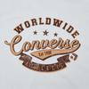 Converse T Shirts Women's White Crew Neck Moderate WCH710-001