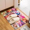 1PC Custom Name Fashionable Women's Portraits Theme Floor Mat Ideal for Living Room, Game Rooms, Office, Bedroom,Floor Mat Playful Design