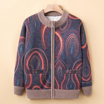 Одежда осенью и зимой, одежда для пожилых женщин и бархатная утепленная зимняя одежда для женщин среднего и пожилого возраста, пальто бабушки