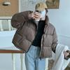 Short Down Jacket for Women In 2023 Winter Thickened Solid Standing Collar Warm Bread Jacket Trend