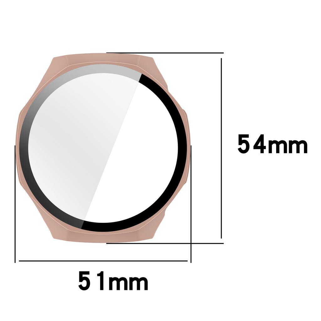 Полный защитный чехол для Huawei Watch GT 6 Pro 46 мм Чехол-защита экрана GT6 Pro 46 мм Чехол-оболочка PC 2-в-1 + Закаленное стекло