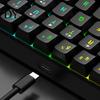 PC Клавиатура Проводная Механическая Игровая RGB Подсветка Дизайн 61 Клавиша Компактная Легкая Компьютерная Офисная