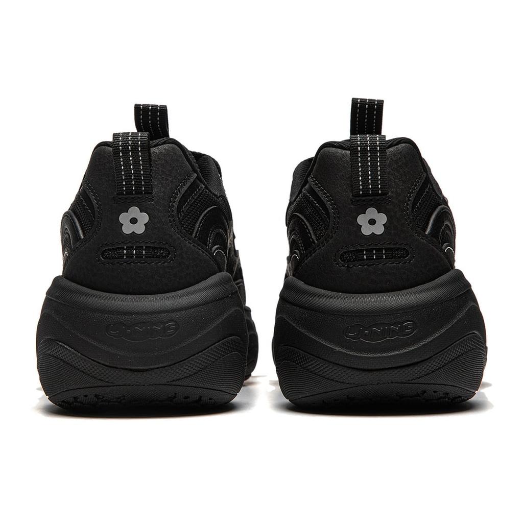 Li Ning Honey V2 Нескользящие износостойкие низкие повседневные кроссовки женские черные AGCU296-2