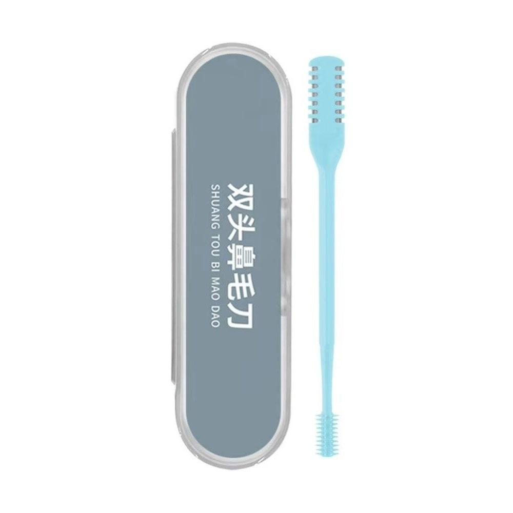 Stainless Steel Nose Hair Trimmer Double Sided Nose Hair Trimming Portable Hair Remover Travel