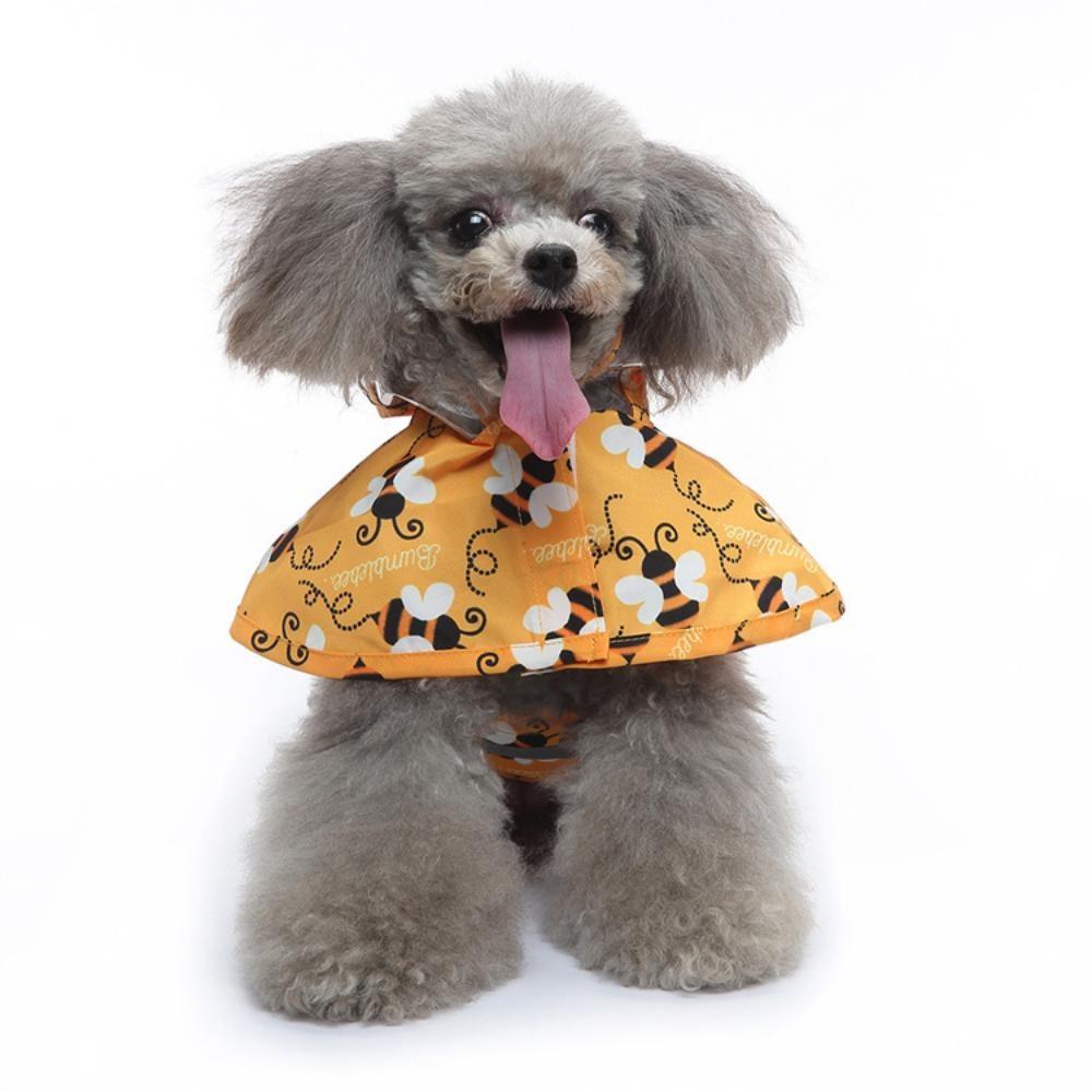 Waterproof Pet Dog Raincoat Jumpsuit Reflective Rain Coat Sunscreen Outdoor Clothes Jacket for Large Small Dog Puppy