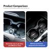 2pcs Suede Car Coaster Water Cup Drink Holder Mat Anti-Slip Pad For Opel Corsa Mokka Astra Cascada Adam Insignia Meriva Vectra