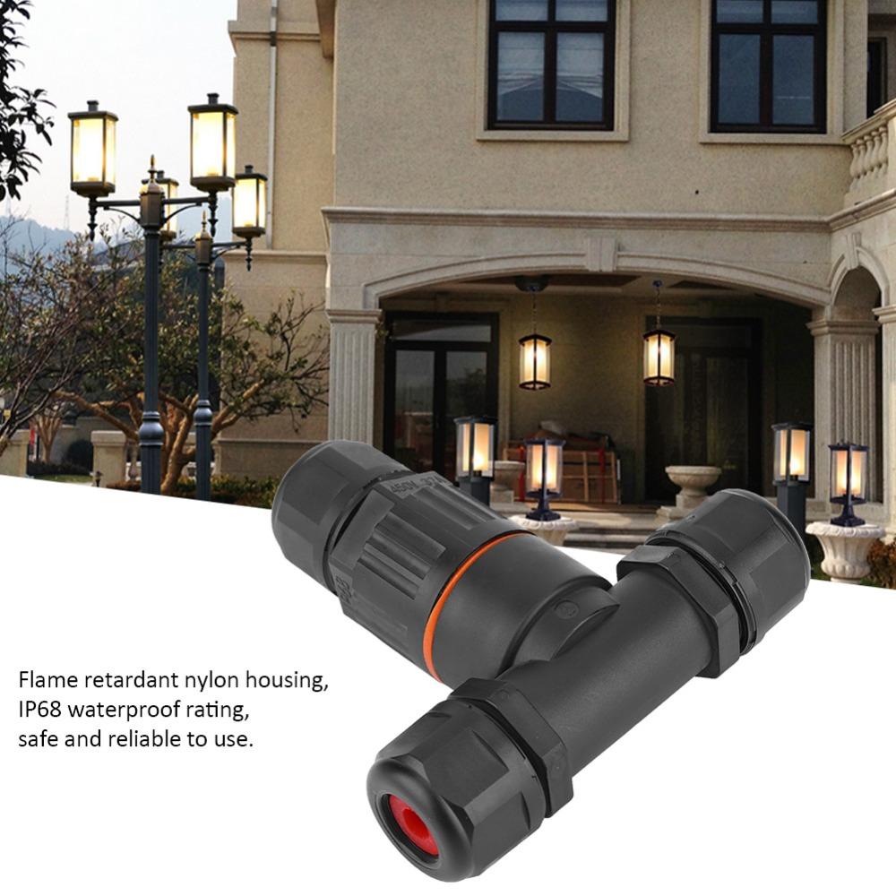 3 Way Outdoor Junction Box 450V Quick Connector Waterproof Cable Connector Billboard Displays