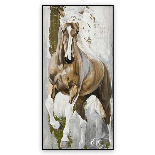 Животное Лошадь Украшение Картина Аннотация Простой Стиль Холст Плакат Гостиная Стены Искусства Фрески для Современного Домашнего Декора Эстетика
