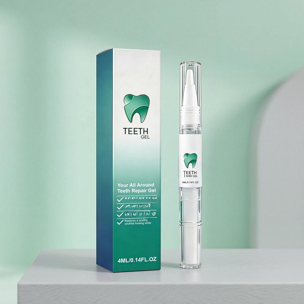 Teeth Brightening Gel: Moisturizes and cares for periodontal skin, gently soothes and cleans teeth, enhancing the beauty of your smile