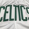 Укороченные баскетбольные шорты с вышивкой в ​​стиле ретро Celtics и шнурком для тренировок.