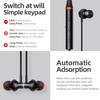 Lenovo Наушники HE05X II Bluetooth 5.0 с интерфейсом зарядки Type C, беспроводные наушники HIFI с магнитным шейным ободом, спортивные наушники 8H