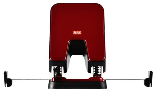 Max Punch Scuba 50 Lightweight Punch, 50 Sheets, 2 Holes, Red, DP-50T/R