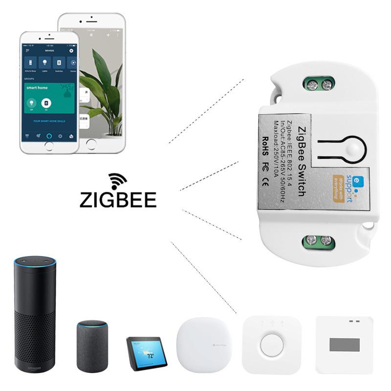 Weilian Zigbee Mini Smart Switch Controller - Compatible with Echo & Google Home