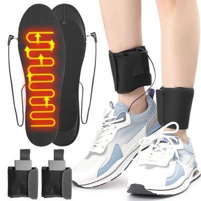 Стельки с подогревом для женщин и мужчин, электрические стельки для ног, термостельки для обуви