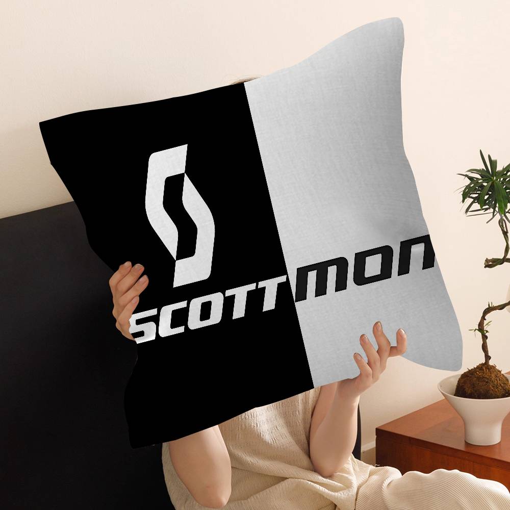 Scott Bike Cushion Cover Polyester Sofa Cushions Decorative Throw Pillows Home Decoration Pillowcover