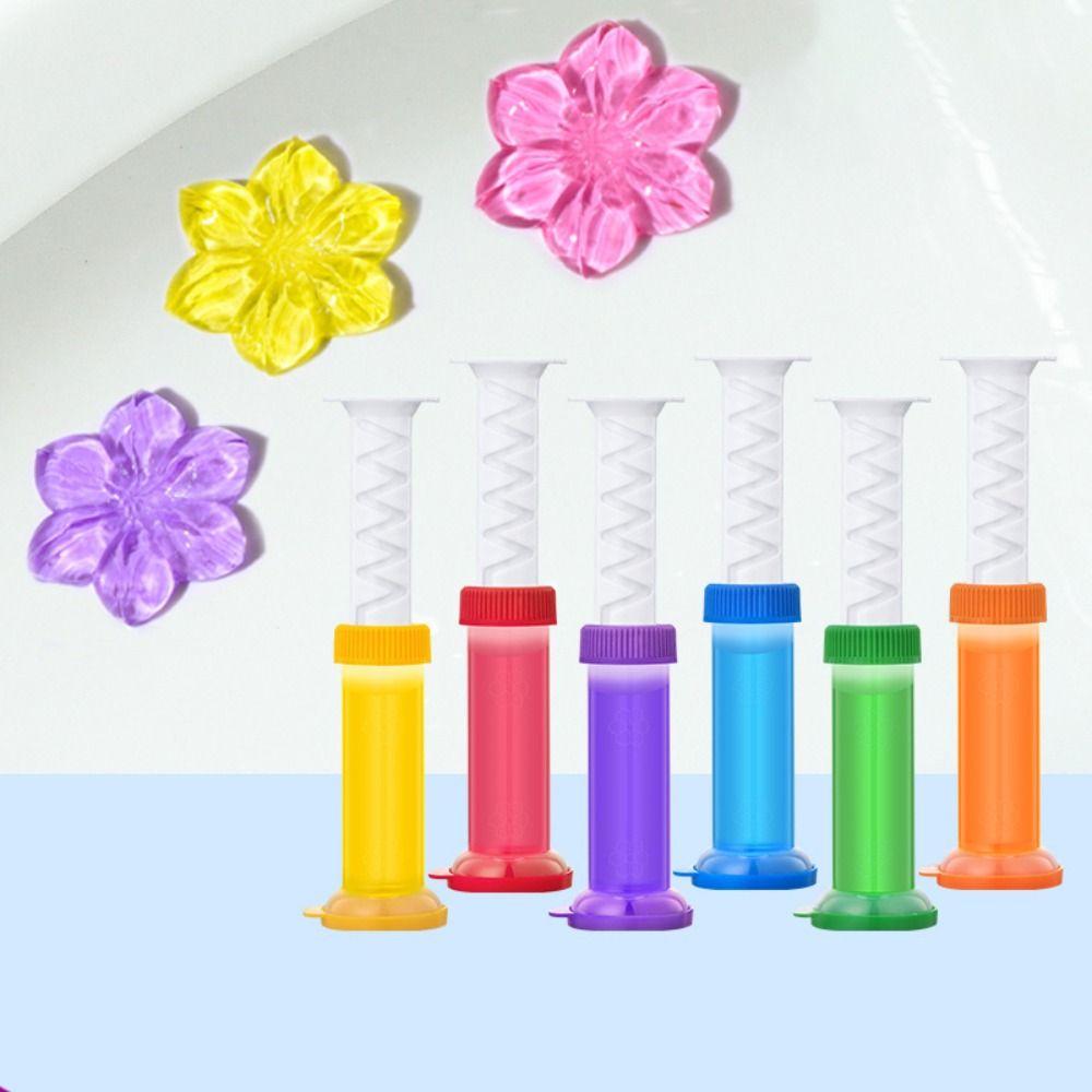 Ароматизированный гель для чистки туалета Бытовые инструменты для ванной комнаты Новый цветочный очиститель для туалета