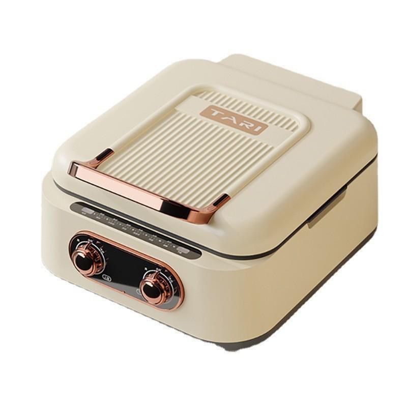 Двусторонняя электрическая блинница и крепейница с регулируемой плавающей конструкцией