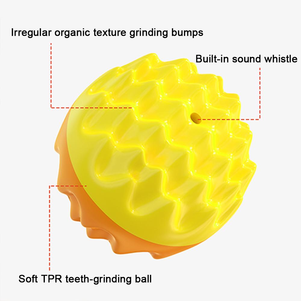 Интерактивные скрипучие жевательные шарики для собак, игрушка для жевания щенков, шарики для домашних животных, игрушки для чистки зубов, шарики для маленьких, средних, больших домашних собак, кошек