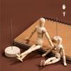 Joint Movable Sketch Mannequin Wooden Jointed Mannequin  Home Decoration Drawing Practice Tool