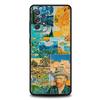 Mona Lisa Van Gogh Oil Art Phone Case for Samsung Galaxy A51 A71 A21S A12 A11 A31 A52 A41 A32 A23 A33 A53 A73 A03S A13 5G Cover