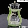 BORREY Creative Kung Fu Tea Sets Heat-resistant Glass Teapot Turkish Drip Pot Infuser Tea Coffee Automatic Magnetic Teaware
