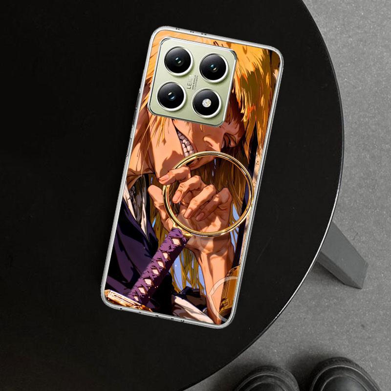 Чехол для телефона Bleach Синдзи Хирако для Xiaomi Redmi Note 15 14 13 12 11 Pro Plus 14S 12S 11S 11T 11E 10S 10 Индивидуальные Fundas